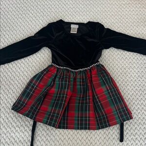 Sweet Heart Rose Black Velvet Dress